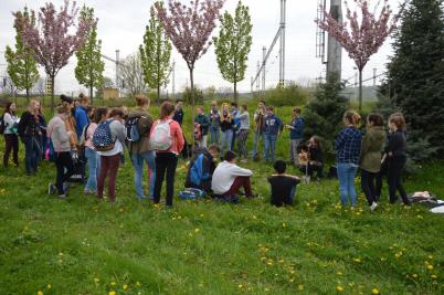 Sázení třídních stromů, ulice Nádražní, 5. 5. 2017 (foto Monika Hlosková) (34)