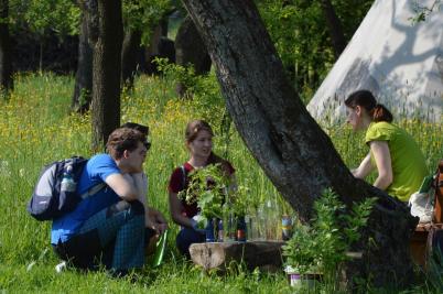 Krajské kolo soutěže Zlatý list, starší kategorie, lesopark u Valašského ekocentra Valašské Meziříčí, 23. 5. 2017 (foto Monika Hlosková) (6)