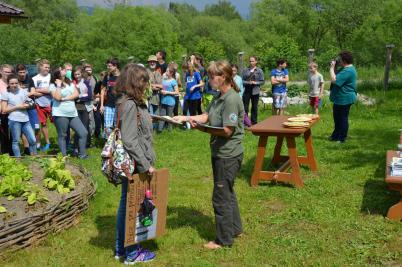 Krajské kolo soutěže Zlatý list, starší kategorie, lesopark u Valašského ekocentra Valašské Meziříčí, 23. 5. 2017 (foto Monika Hlosková) (26)