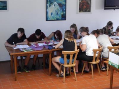 Genetický workshop 2017, rodný domek J. G. Mendela v Hynčicích, 28. a 29. 6. 2017 (foto: Pavel Daniš a Markéta Heřmanová)