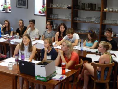 Genetický workshop 2017, rodný domek J. G. Mendela v Hynčicích, 28. a 29. 6. 2017 (foto: Pavel Daniš a Markéta Heřmanová)