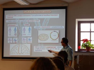 Genetický workshop 2017, rodný domek J. G. Mendela v Hynčicích, 28. a 29. 6. 2017 (foto: Pavel Daniš a Markéta Heřmanová)