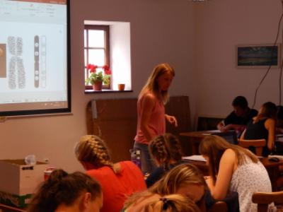 Genetický workshop 2017, rodný domek J. G. Mendela v Hynčicích, 28. a 29. 6. 2017 (foto: Pavel Daniš a Markéta Heřmanová)