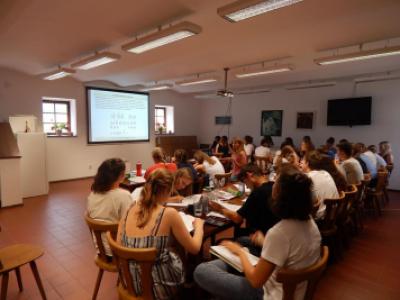 Genetický workshop 2017, rodný domek J. G. Mendela v Hynčicích, 28. a 29. 6. 2017 (foto: Pavel Daniš a Markéta Heřmanová)