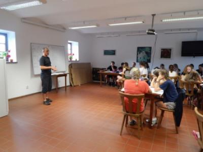 Genetický workshop 2017, rodný domek J. G. Mendela v Hynčicích, 28. a 29. 6. 2017 (foto: Pavel Daniš a Markéta Heřmanová)