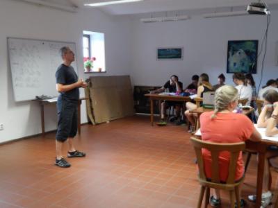 Genetický workshop 2017, rodný domek J. G. Mendela v Hynčicích, 28. a 29. 6. 2017 (foto: Pavel Daniš a Markéta Heřmanová)