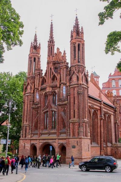 Chrám sv. Anny ve Vilniusu 2017, foto František Jaskula