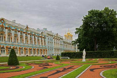 Jekatěrinský palác v Puškině (Carské Selo v Rusku) 2017, foto František Jaskula