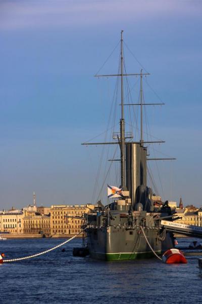 Křižník Aurora v Petrohradě 2017, foto František Jaskula