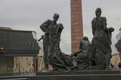 Památník hrdinným obráncům Leningradu v době 2. sv. války, Petrohrad 2017, foto František Jaskula,