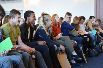 Science slam na GFPVM, aula školy, 25. 9. 2017 (foto Monika Hlosková) (5)