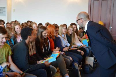 Science slam na GFPVM, aula školy, 25. 9. 2017 (foto Monika Hlosková) (7)