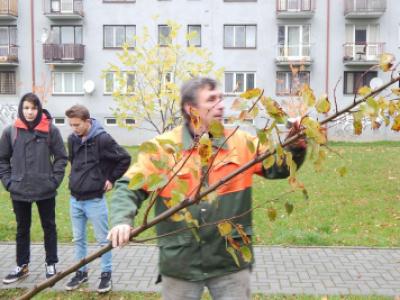 Sázení třídních stromů na Křižné - 1. B, 3. 11. 2017 (foto Pavel Daniš) (17)