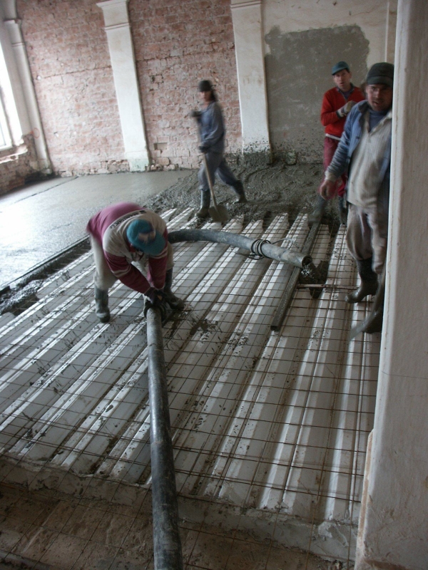 Betonování podlah