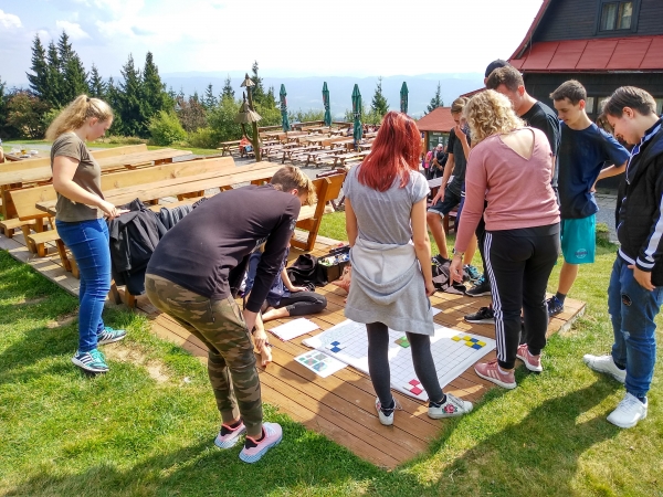 Adaptační kurz třídy 1. A, 6.–7. 9. 2018, Radhošť (foto Zuzana Halaštová) (9)