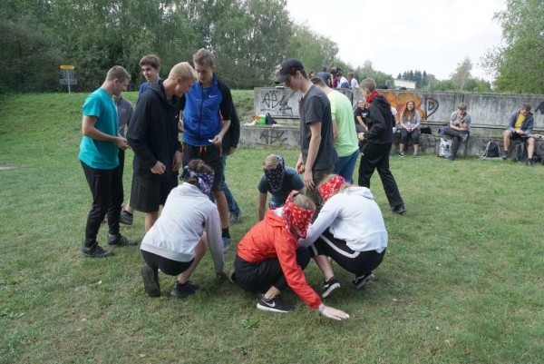 Zoologická exkurze Ekosystém rybníka, 5. 9. 2018, rybník v lesoparku u Valašského ekocentra (foto Mirek Dvorský) (6)