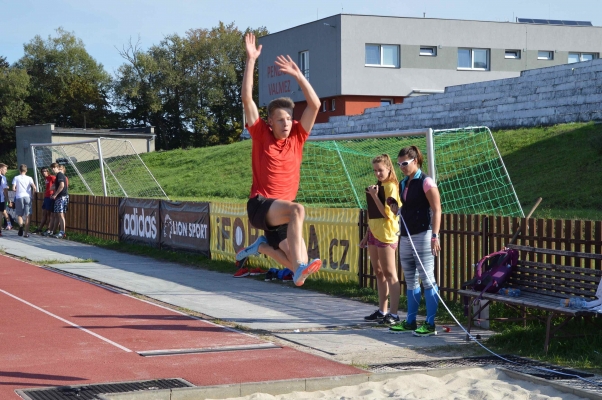 Středoškolský atletický pohár, okresní kolo, stadion Valašské Meziříčí, 18. 9. 2018 (foto Barbora Petřeková) (5)