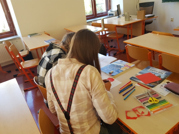 Evropský den jazyků, hodina německého jazyka v 1. A, 26. 9. 2018 (foto Jana Kopřivová, Lada Fusková) (3)