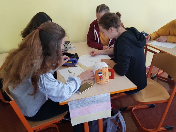 Evropský den jazyků, hodina německého jazyka v 1. A, 26. 9. 2018 (foto Jana Kopřivová, Lada Fusková) (1)