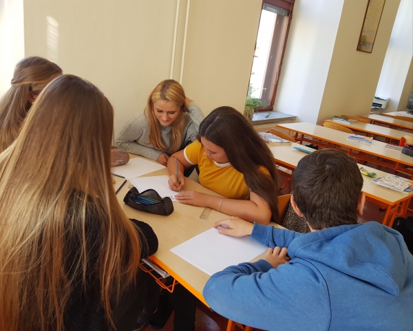 Evropský den jazyků, hodina německého jazyka v 1. A, 26. 9. 2018 (foto Jana Kopřivová, Lada Fusková) (8)
