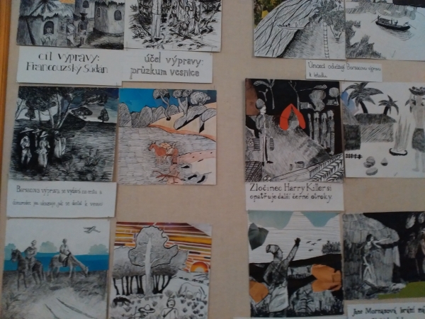 Evropský den jazyků, francouzský komiks, 26. 9. 2018 (foto Veronika Koléšková)