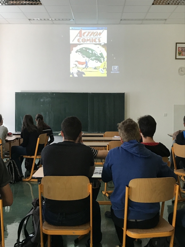 Evropský den jazyků,americký komiks, 26. 9. 2018 (foto Pavlína Šustková) (1)