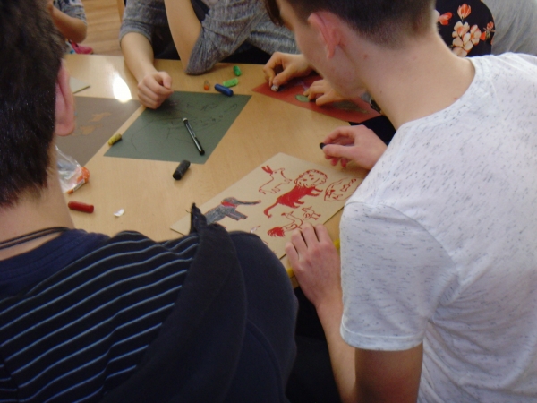 Hudba mezi dětmi, společný program žáků 1. A GFPVM a dětí z MŠ Krhová, 19. a 20. 12. 2018 (foto Pavla Lochmanová) (112)