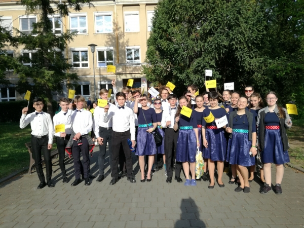 Finále jubilejního XXV. ročníku hodnocené přehlídky gymnaziálních pěveckých sborů Gymnasia Cantant, Brno, 25.–27. dubna 2019 (foto Jana Krcháková) (10)