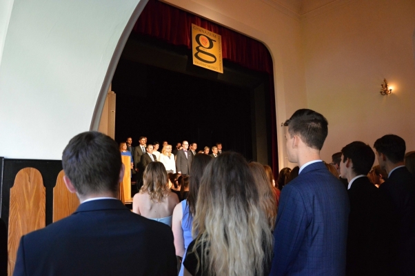 Slavnostní zakončení maturitních zkoušek, sál KZ Valašské Meziříčí, 31. 5. 2019 (foto Monika Hlosková) (7)