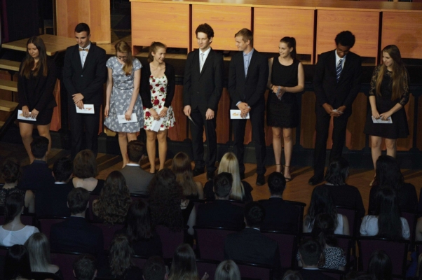 Slavnostní zakončení maturitních zkoušek, sál KZ Valašské Meziříčí, 31. 5. 2019 (foto Monika Hlosková) (16)