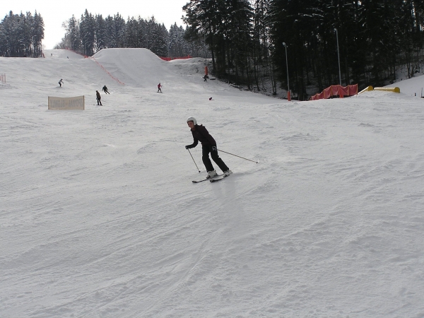 Lyžařský kurz 2016, na svahu, 12. 2. 2016 (foto: Monika Hlosková)