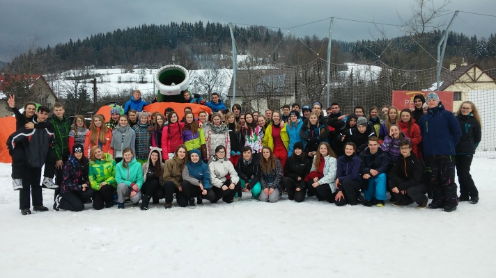 Lyžařský kurz 2016, loučení s kurzem, 12. 2. 2016 (foto: Jakub Holomek)