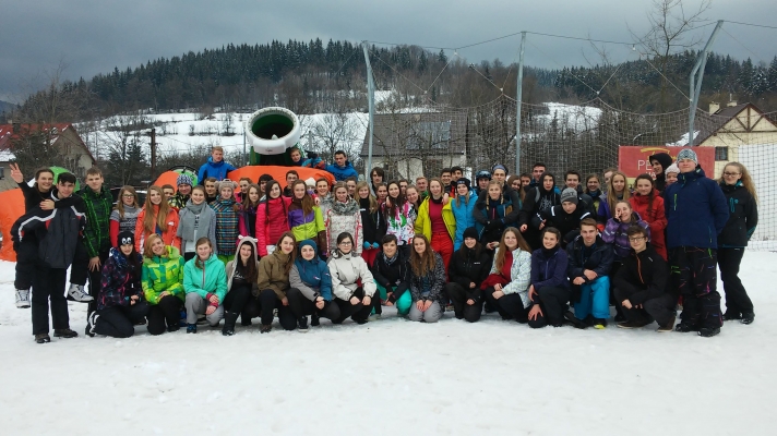 Lyžařský kurz 2016, loučení s kurzem, 12. 2. 2016 (foto: Jakub Holomek)